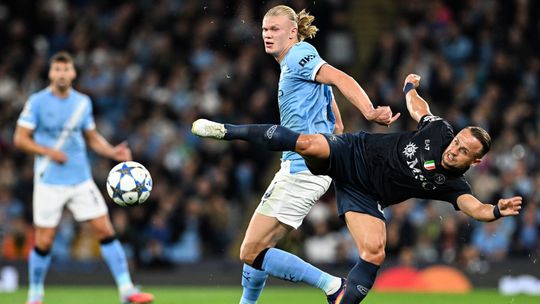 Lobotka a spol padli v Manchestri Sledovali rekordny zapis Haalanda