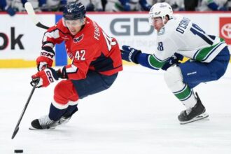 Seria Washingtonu sa skoncila Fehervary s minuskami Dva goly Pastrnaka Bostonu nestacili