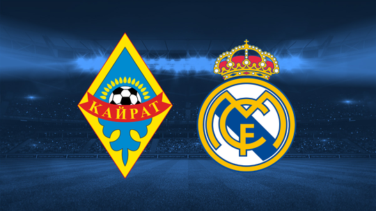 Zapas Ligy majstrov Kajrat Almaty Real Madrid ONLINE