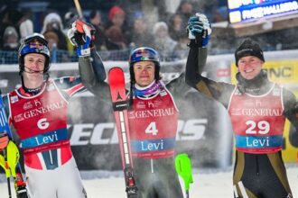 Braathen riskantnou jazdou vybojoval historicku vyhru pre Braziliu Slovak Novacek slalom v Levi nedokoncil