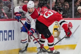 Suboj Slovakov proti Nemcom Slafkovsky bol najaktivnejsi z hostov ale seriu bodov nepredlzil