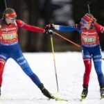 Stafetove preteky zien na Svetovom pohari v biatlone