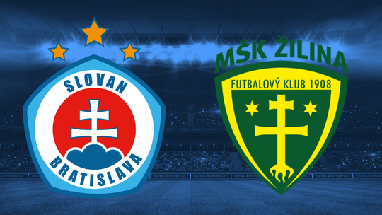 Zapas futbalovej ligy Slovan Bratislava Zilina ONLINE