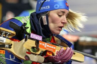 Preteky biatlonistiek s hromadnym startom sme sledovali ONLINE