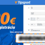 tipsport akcny kod 2026 overeny bonus 7777 eur 20 eur v januari