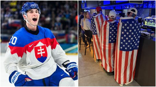 Ak vyhrate dam vam 100 dolarov Slafkovsky Ani ten vam nepomoze Ako Americania ziarili sebavedomim uz na ranjach