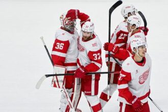 Cervene kridla lietaju Detroit porazil Nashville ale prisiel o brankara