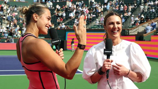 Dufam ze diamant superky rozptyli Sabalenkova odohrala prvy zapas po zasnubach