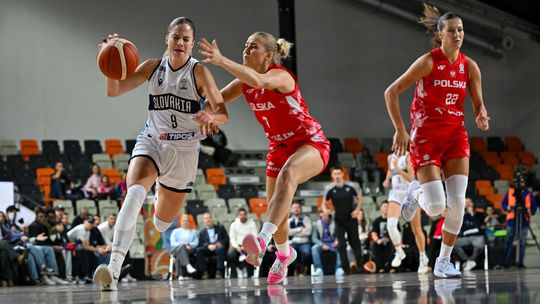 Slovenky na zaciatku prekvapili favoritky Polky nakoniec pripravili reprezentacii druhu prehru