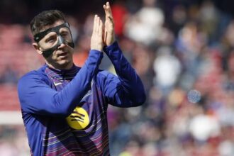 ziadne sance ziadny prinos pre hru spanielske media poriadne nalozili lewandowskemu