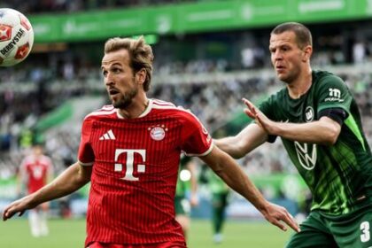 Wolfsburg s Vavrom sa blizi k vypadnutiu z Bundesligy Bayernu stacil gol Olisea