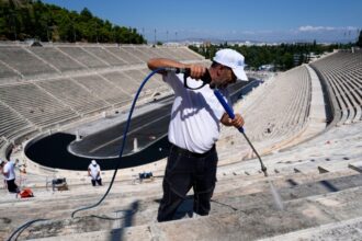 Necistili ho sto rokov ikonickemu olympijskemu stadionu v Athenach najviac ublizili zuvacky a podptky