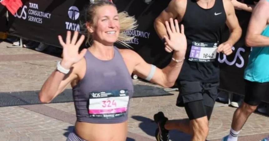 V ôsmom mesiaci tehotenstva zabehla maratón za menej ako tri hodiny